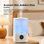 Oraimo Mist-Glow 3.2L Smart Humidifier Clear LED Display Diffuser 7-Color Ambient Light Humidifier OHM-201A - image 2