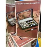 Watch and glass case  