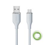 Fast Speed SilkLine 3A USB To Type-C 1M Data Cable-Lightblue