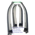 FASCINATING LEXUS 300 RAIN/SUN SHADE VISOR-black And Silver