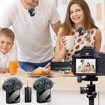 Generic 3-in-1 Wireless Mini Microphone for Interviews & Video Recording - image 2