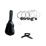 Generic Professional 5 String Electric Bass guitar with Extra String s Bag and Belt - image 2
