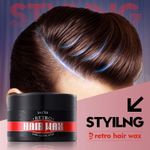 product_image_name-SADOER-MEN Hair and BEARD STYLING WAX for Men - Matte Finish and Natural Look Hair Styling Pomade Texture, Volume, Sculpting, Flexible Hair Wax Strong Hold, Natural Shine Long-lasting Hair-3