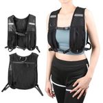 Generic Tactical Running Vest Unisex -Black Colour - image 2