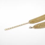Fashion Women's Multi-Layer Chunky Gold Statement Necklace - Stacked Cuban Link Chain - image 7