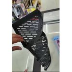 Black multi-tiered corner shelf