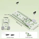 product_image_name-Generic-Foldable Multifunctional Pilates Reformer Machine, Automatic Rebound Ab Roller Wheel Training Board,-3