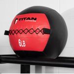 6 LB Soft Leather Medicine Wall Ball