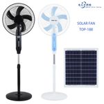 2pics 16inches solar fan