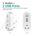 Generic LSPA2-Uk Smart Wifi plug Dual USB Ports - image 3