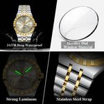 POEDAGAR Fancy Silver Colour Chain Wristwatch - image 3