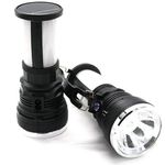 product_image_name-Qasa-Solar Rechargeable Led Torch With USB Port-4