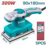 product_image_name-TOTAL-Electric Finishing Sander 320W With Durable Base, Sandpapers & Accessories-2