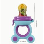product_image_name-Generic-1 Pcs Yellow Baby Nutrition Feeder: Fruit & Vegetable Music, Silicone Bite Mush, And Veggie Mesh Bag - Perfect For Mother & Baby Supplies, Halloween Thanksgiving Day And Christmas Gift Easter Gift -2