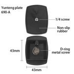 Generic Dslr Quick Release Plate Camera Plate Tripod Head Plate Adap - image 7