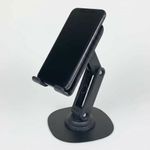 Generic Universal Adjustable Desktop Phone Stand – 360° Rotating Foldable Bracket & Cradle Holder for iPhone, Samsung, Huawei, Xiaomi & Tablets – Black - image 5