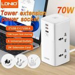 Ldino SC 4383 70W PD adaptor multifunctional charger power strip - image 2