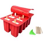 Silicone Ice Cream Popsicle Mold With Free Sticks