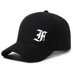 New Casual Design Face Cap: Black 