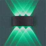 ESCLIGHTING Up And Down LED Wall Light - RGB - 6W - ABS+PC - Black - image 4