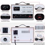 Generic 1000VA Automatic Voltage Stabilizer AVR, Dual Voltage 110V/220V, Multi Protection Power Regulator for Home & Office - image 3