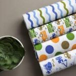 Fashion Baby Blanket & Swaddling- 4 Pcs/Pack - Multicolour - image 3