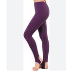 Ladies High Waist Thick Leggings-Purple