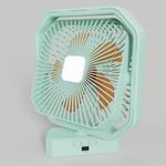 product_image_name-TINMO-9 Inches Rechargeable Bluetooth speaker Table Fan With Solar Panel and Bulb-3
