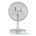 product_image_name-Century-8 Inches Rechargeable Fan With LED Light FRCT-20-1