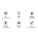 product_image_name-itel-It2163 1.8'' Dual SIM Phone - Black-4