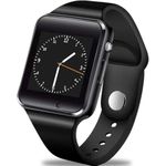 product_image_name-Generic-SIM/TF Bluetooth Wrist Watch A1 Black For Android Smartphone-1