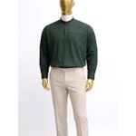 DBC DREAMBIG! DBC Premium Emerald Green Luxury Stand Collar Shirt - image 2
