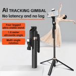 product_image_name-Generic-A101 Extendable &Foldable Auto Face Tracking Gimbal Stabilizer Wireless Selfie Stick Remote Fill Light AI Intelligent-2