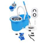 Generic Degrees Magic Spin Mop With Spray Bottle And Cleaning Essentials