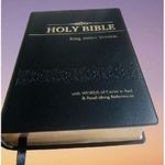 Generic Holy Bible KJV Compact Reference,Easy to read,Concordance - Black Leather - image 5