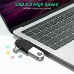 product_image_name-Generic-Otg Type C + Type B To USB 3.0 Android Flash Drive Reader-3