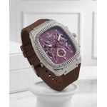 Fashion Sleek Brown Silicon Wristwatch for Men - image 3