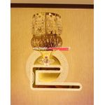 Unique LED & Bulb interior fancy design wall bracket light.
