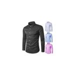 Men's Corporate Quality Office Plain Long Sleeve Shirt