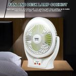 product_image_name-Generic-USB rechargeable mini fan with LED lighting,white, 360° adjustable desktop silent mode.-4