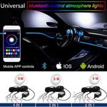 product_image_name-Generic-Car Interior Neon RGB Led Strip Decorative Ambient Atmosphere Dashboard Lights Remote Control With Installation Guide-7