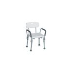 Generic Medline Solid Bath Tub Shower Seat With Backrest And Side Guild - image 2
