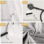 TD Dog Electric Heat Padded Mat - 70x40cm -Grey - image 2