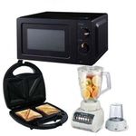 Microwave Oven With 20Liters + Blender-999 + Toaster