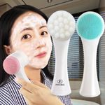 product_image_name-Generic- 2PCS DOUBLE SIDED  3D MANUAL SOFT SILICONE FACIAL CLEANSING BRUSH-1