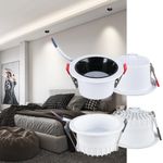 Generic Anti-Glare Deep Recessed LED Mini Spotlight Downlight (White Body)