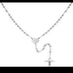 Beautiful Unisex Rosary 1pcs Silver 