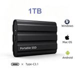 Generic 1TB Anti-Slip External SSD Hard Drive Multi-Platform Compatible - image 2