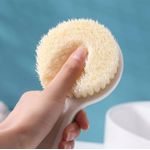 product_image_name-Generic-Long Handled Bath Brush, Soft Bristled Massage Bath Brush, Scrub Bath sponge White-6