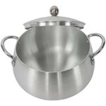 Generic 3pcs Belly Shape Stock Aluminium Cookware Set with Lids 16,20,24CM - image 2